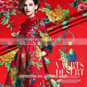 Factory custom design high quality Silk Stretch Satin Fabric