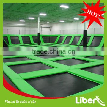 Liben commercial indoor trampoline with safety net for sale