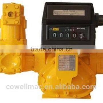 cowell 3" 80mm edible oil Flow Meter mechanical counter with printer