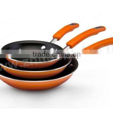 Aluminum Nonstick Pressed/ Forged Ceramic Coating Deep Fry Pan Puncake Pan Pizza Pan Cake Pan photo-3
