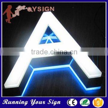 Hot sale light up shop acrylic front decorative letter