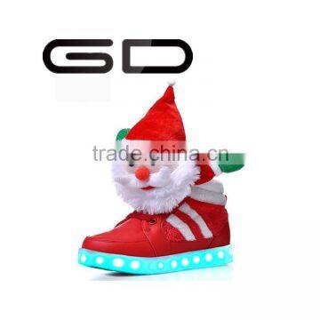 GD baby favorate sofy warm shoes stylish LED flashing light shoes for kids