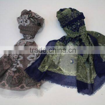 OEM Print Viscose Scarf For Women photo-4