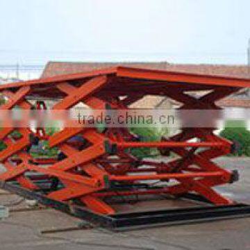 hydraulic stationary lift table for material