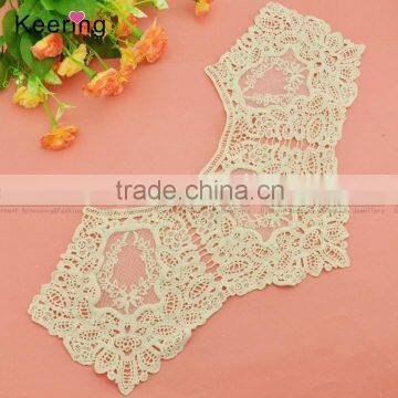 44*24cm cotton back lace trim design for women dress WLS-007