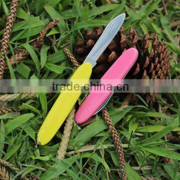 Color Handle Knife Promotional Gift Knife Folding ABS Handle