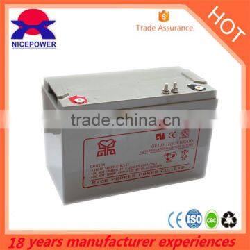 12v100ah deep cycle gel battery for solar led light