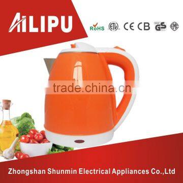 1500w with warm function cordless colorful electric tea kettle