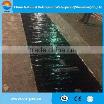 Polyester Self Adhesive modified bituminous waterproof membrane