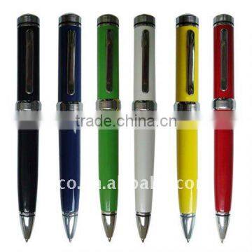 Different lacquered colors metal ball pen on sale