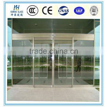 12mm thick toughened glass for door commercial glass entry door