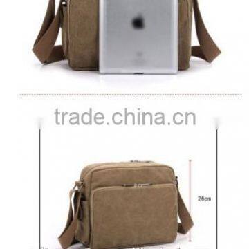 Wholesale Custom Canvas Men Shoulder Messenger Bag photo-6