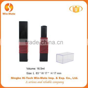 glossy appearance anti-skid treatment square lipstick case