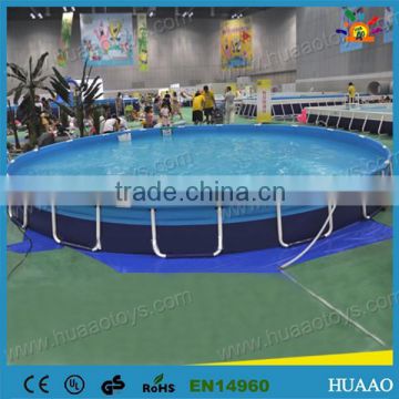 2014 hot sale above ground steel frame pool