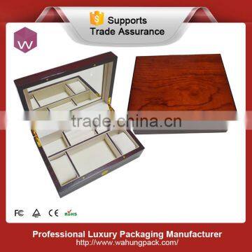 golden hinge luxury jewellery packaging case