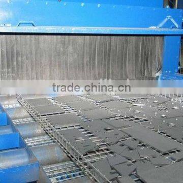 Mesh conveyor shot blasting machine