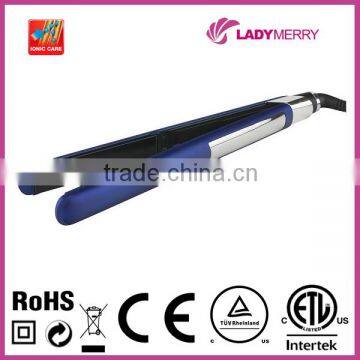 2016 New Digital LCD Ionic Titanium pro private label waterproof hair straightener