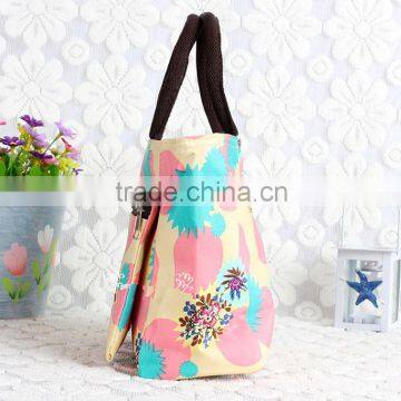 Promotoin Trendy Polyester Tote Lunch Bag With Customize Printing