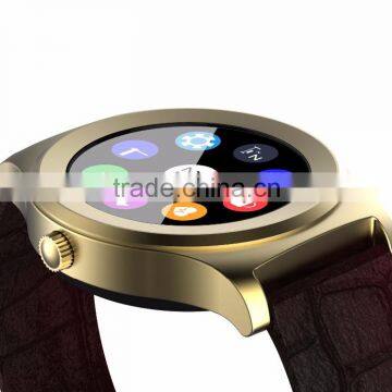 classic round smart watch for fashion men wifi internet HD writting