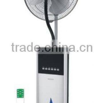 Water spray fans 16 inch summer cooling mist standing fan