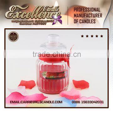 highly scented candles/jar glass candle