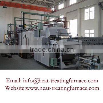 Industrial electric continuous furnace for heat treatment