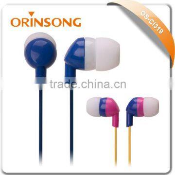 hot new products for 2015 Unique Design Best quality cheap Price Earphone or Earbud for promotion