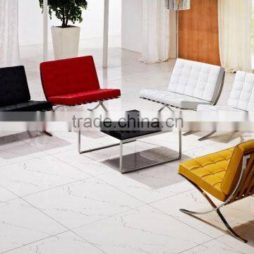 Modern Lobby Sofa Chair, Modern Style Leather Sofa, Barcelona Chair With Ottoman SF-505 photo-5