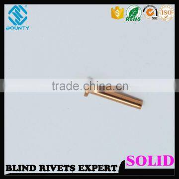 ROUND HEAD COPPER SOLID RIVETS photo-4