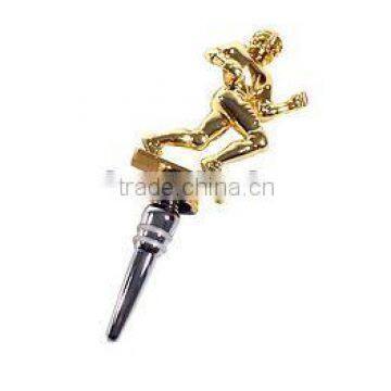 Wine Stopper / Wine Bulk Wine Stoppers / Bottle Closer With Running Man Top