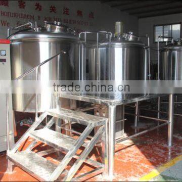 new technology 3 Vessels Beer Producing equipment 1000L for business