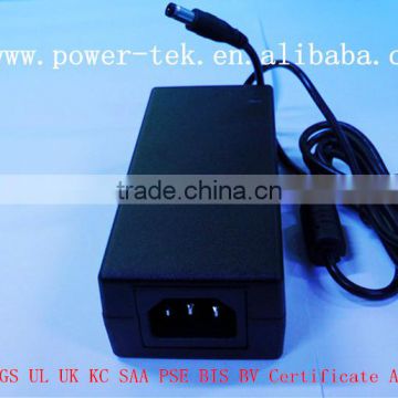 High efficience desktop type power adapter 12W 6A