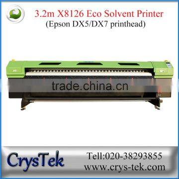 CRYSTEK 3.2m eco solvent plotter printer for reflective material DX7 Print head