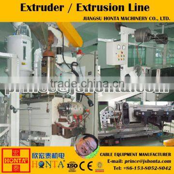 Extruding usage pvc plastic coating equipment extruder machine for electric wire production