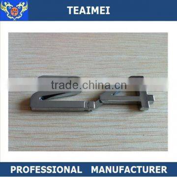 2.4 3D car emblem chrome letter plastic decal stickers