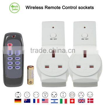 Smart Wireless Remote Control Socket Switches for Household Appliances UK Plug K09 2+1