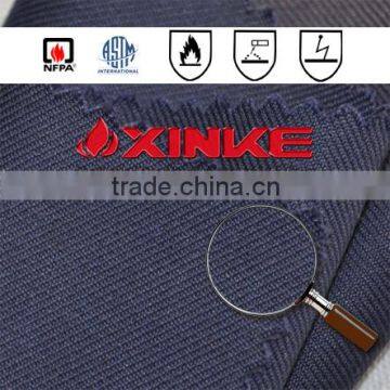 Xinke EN 11612 modacrylic inherently fireproof material fabric