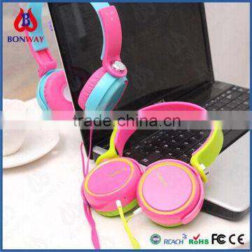 cute design colorful headphones