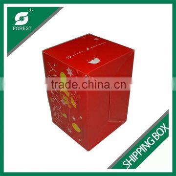 CORRUGATED FRUIT SHIPPING BOX FULL PRINTING SHIPPING BOX WITH PLASTIC HANDLE FOR PACKING FRESH FRUIT photo-6