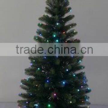 5ft high quality PE fibre optical tree with multicolor LED lights