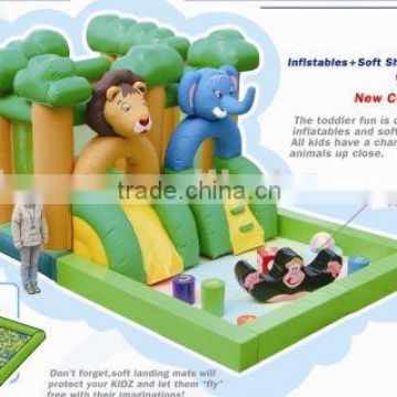 Cheer Amusement jungle themed toddler play inflatable