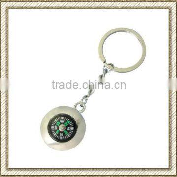 Pocket Metal Round Shape Key Chain Compass,Promotion Compass