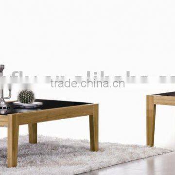 Modern wooden walnut color tea table set