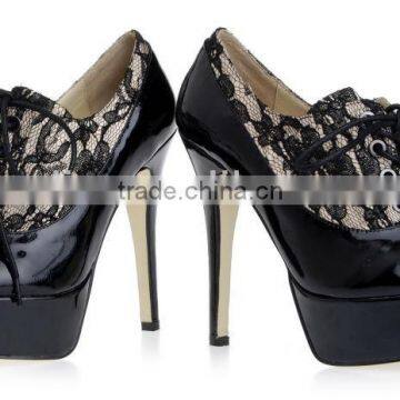 Hot-sale Handmade in Turkey Women Shoes Lady Heels With Shoelace 2016