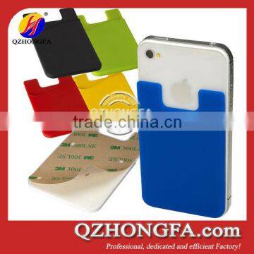 Universal Cell Phone Silicone Smart Wallet Back Pocket ID, Credit Cards