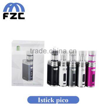 Newest electronic cigarette china compact size tc box mod 75W eleaf istick pico kit