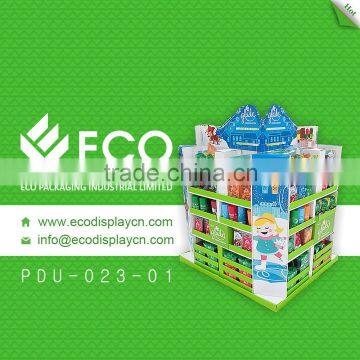 Cardboard Promotion Pallet Display,Cardboard Makeup Display Stand,Cardboard Floor Standing Poster Display                        
                                                Quality Choice