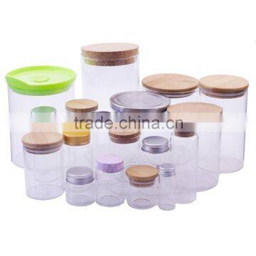 Small Glass Jars With Decorative Cork Lids 80ml photo-4