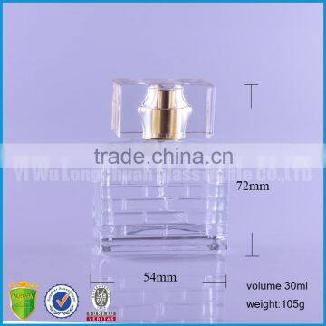1oz Clear Trigger Spray Perfume Glass Bottle 30ml