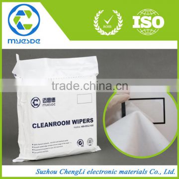 1009SLE durable lint-free 100% polyester Cleanroom wiper cloth